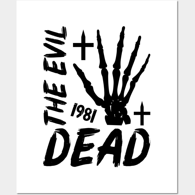 The Evil Dead 1981 Wall Art by colorsplash